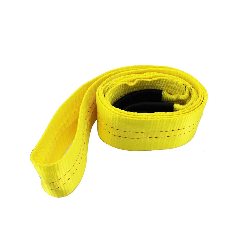 HFSR Yellow Tree Saver Winch Strap Tow Strap 30000 Pound Capacity 3X8FT