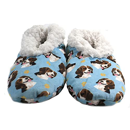 Comfies Beagle Super Soft Slippers - E&S Pets - Beagle Gifts - Cozy House Slippers - Non Skid Bottom - One Size Fits Most - Sherpa Slipper - Pet Lover Gifts For Men And Women - Image 1