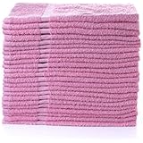 Simpli-Magic 79197 Hand Towels, 16"x27", Pink 12 Pack - Image 1