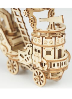Robotime Rolife Airship Model TG407, Assembly Brain Teaser 3D Wooden Puzzle DIY Build Model Crafts Kits, Unique Home Decor Birthday Gifts for Teens or Adults  - Image 4