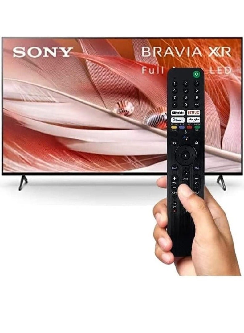 PopZa Replacement for Sony RMF-TX520U Smart Voice Control Compatible with Bravia TV Models 1-009-952-11 KD-43X80J KD-43X85J KD-50X80J XR-50X90J XR-50X94J XR-5A80J XR-55A84J XR-7A80CJ with battery - Image 5