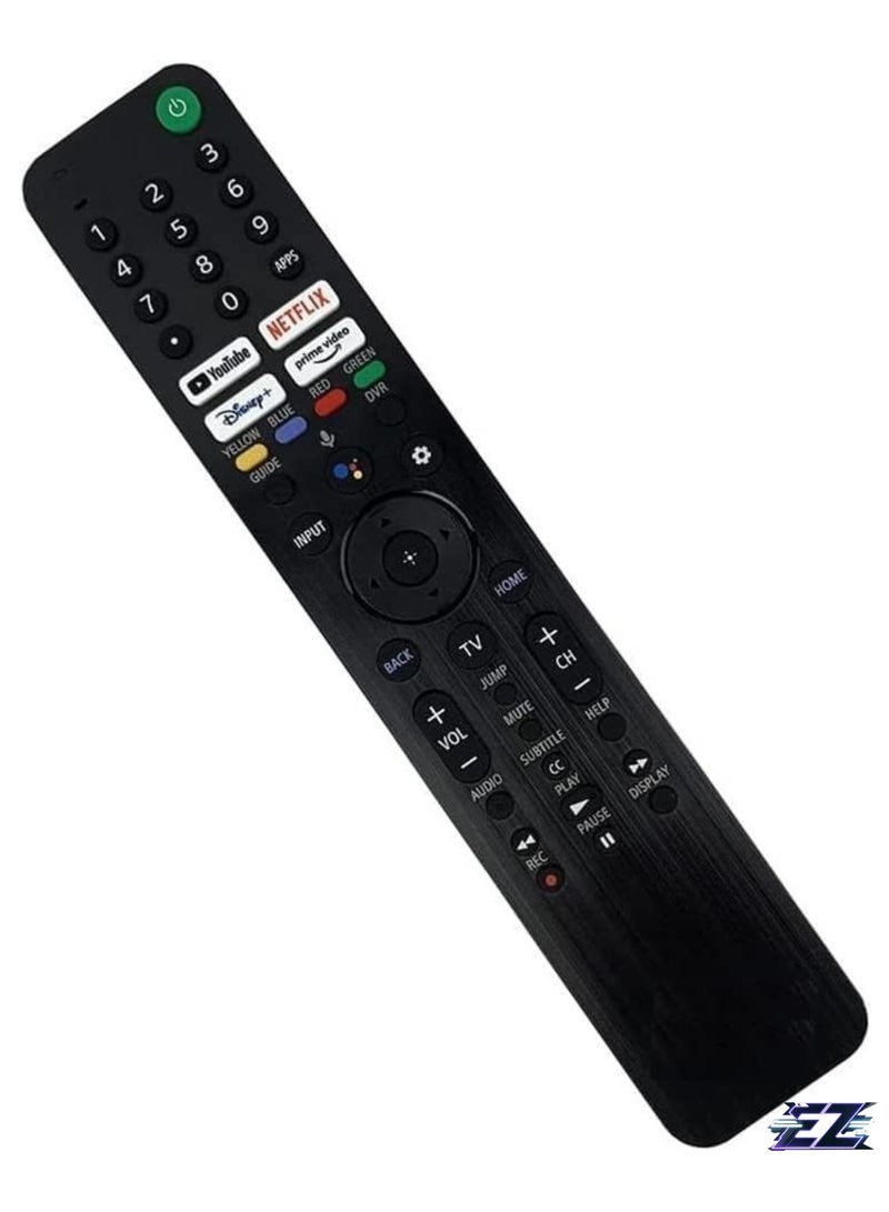 PopZa Replacement for Sony RMF-TX520U Smart Voice Control Compatible with Bravia TV Models 1-009-952-11 KD-43X80J KD-43X85J KD-50X80J XR-50X90J XR-50X94J XR-5A80J XR-55A84J XR-7A80CJ with battery - Image 2