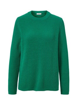 Tchibo Women Crew Neck Knitted Long Sleeves Sweatshirt, Green  - Image 2