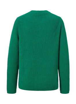 Tchibo Women Crew Neck Knitted Long Sleeves Sweatshirt, Green  - Image 3