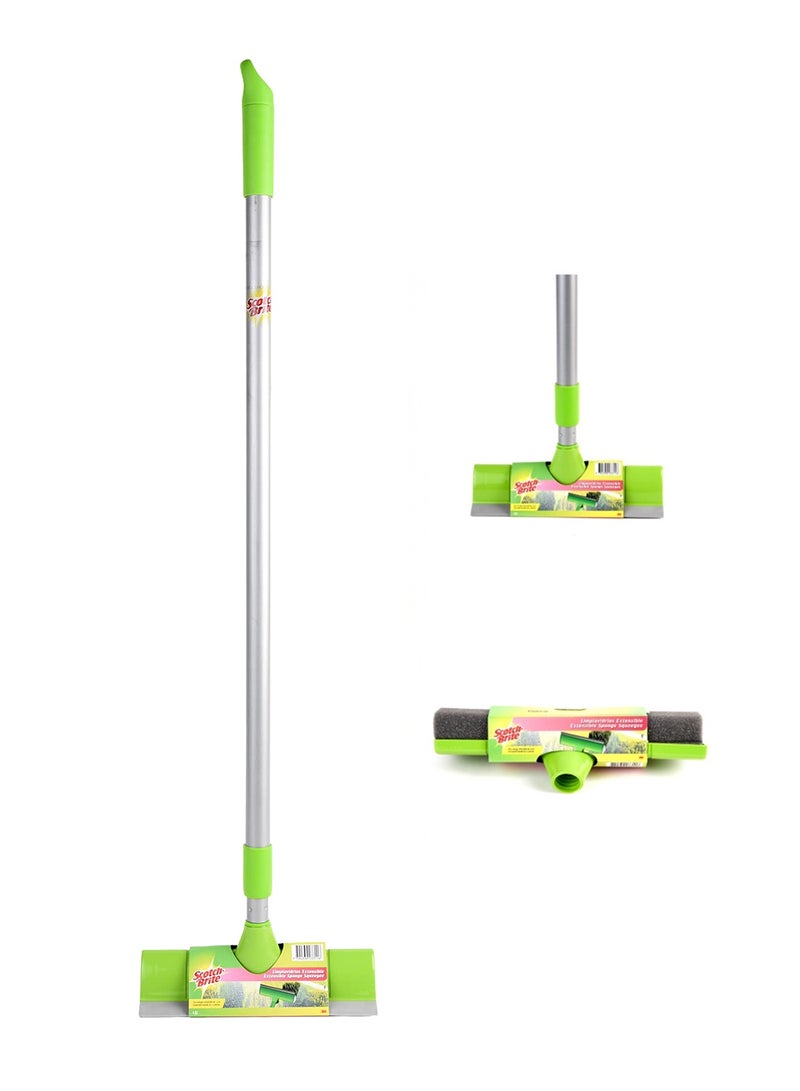 Scotch Brite Window Cleaner With Telescopic Stick (Extendable Handle) AS425, 1 set/pack | Easy to clean | Easy to use | Squeegee Window Cleaner | Glass Scraper | Wiper | Window Cleaning | Leaning Mop - Image 5