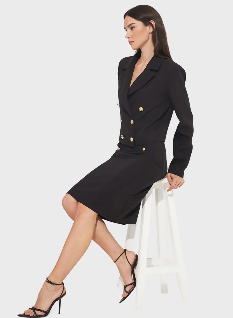 جون High Waist Skirt