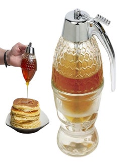 Elegant Honey Dispenser with Stand, Honey Container No Drip Honey Jar Maple Syrup Dispenser Comb Shaped Honey Pot Honey Dispenser Squeeze Bottle - pzsku/Z8B3340B38E5F6E3C0169Z/45/_/1734431210/74e08983-325d-4b2d-a8f0-81326fc3cdbc