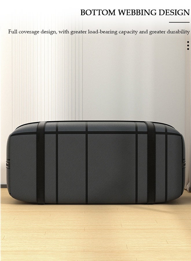 DUNISO 2 Pcs Extra Large Moving Bags,Heavy Duty Moving Totes with Two-Way Zippers Thicken Handles,Large Capacity Packing Totes,Water-Resistant Duffle Bag for Travel College Dorm - Image 5