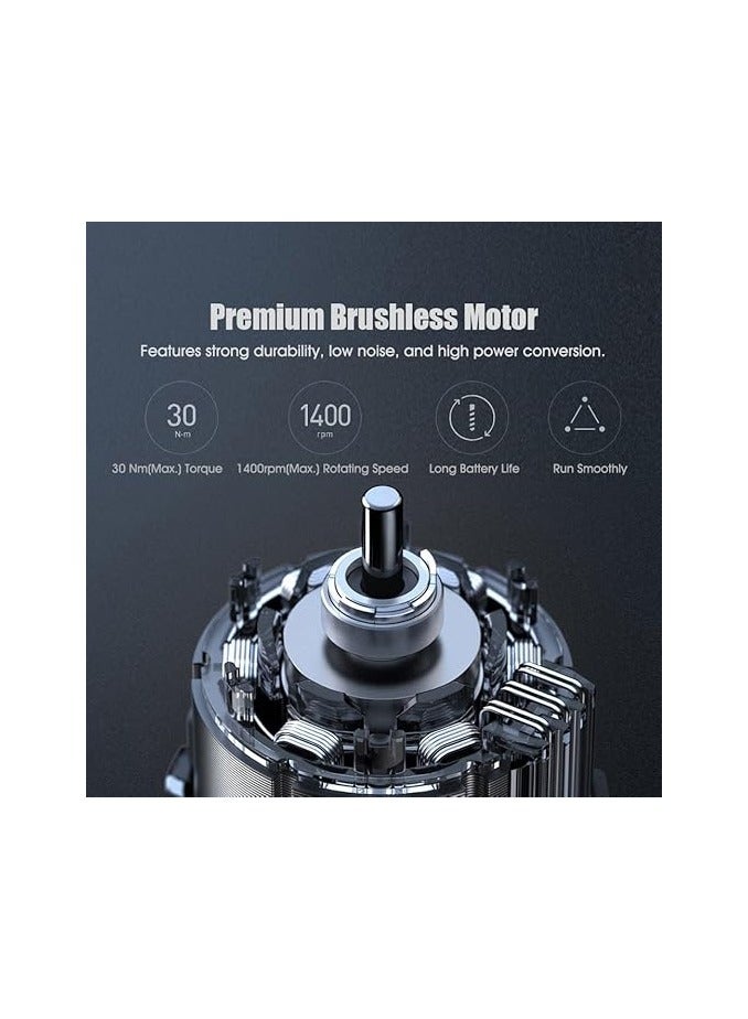 Xiaomi 12V Max Brushless Cordless Drill, 30nm Powerful Torque, 30-speed Precision Control, 3 Operating Modes, Smart Display - Image 3