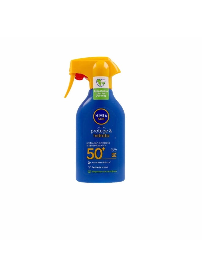Nivea Sun Protect & Moisturize Spray SPF50 270ml - Image 1