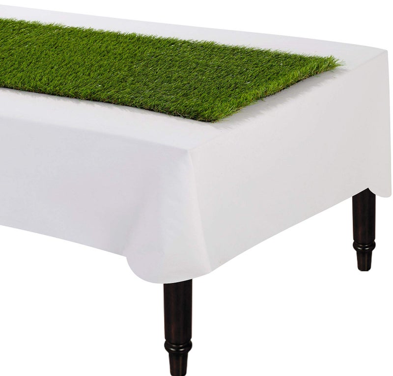 Talking Tables Reusable Fake Artificial Grass Table Runner-1.5m Indoor & Outdoor Use-Easter Decorations  Superbowl  Moss for Fairy Garden  Minecraft Party  Soccer - Image 1