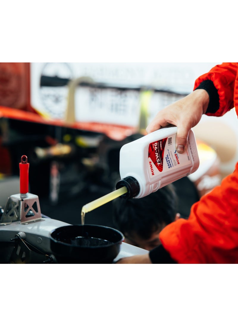 ROWE HIGHTEC RACING GEAR OIL SAE 75W-90 (1 Ltr.) Fully Synthetic high-performance racing gearbox oil of viscosity grade SAE 75W-90 for use in manual gearboxes and axle gears. (Germany)  - Image 2