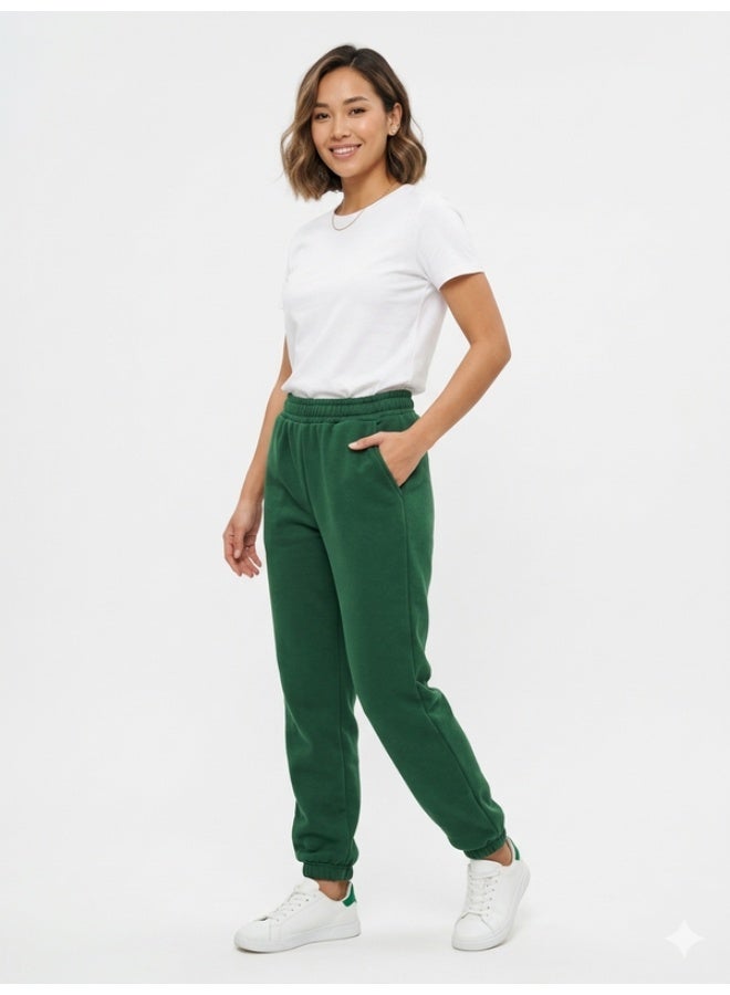 Mosca Women's Wear Plain Cotton Sweatpants - Image 1