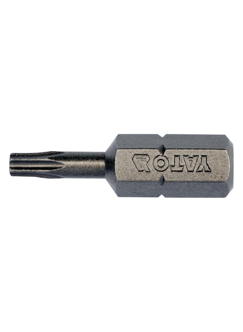 YATO Screwdriver Bits 1/4"x25mm Torx T10 10pcs/Box YT-78141