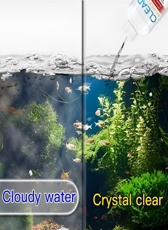 BM BROTHERS Automatic Fish Tank Cleaner - Cloudy Water Remover & Water Cycle Balancer - Crystal Clear Aquarium Water Treatment for Freshwater & Marine Tanks - Safe for Fish & Plants (500ml) (100) - Image 4