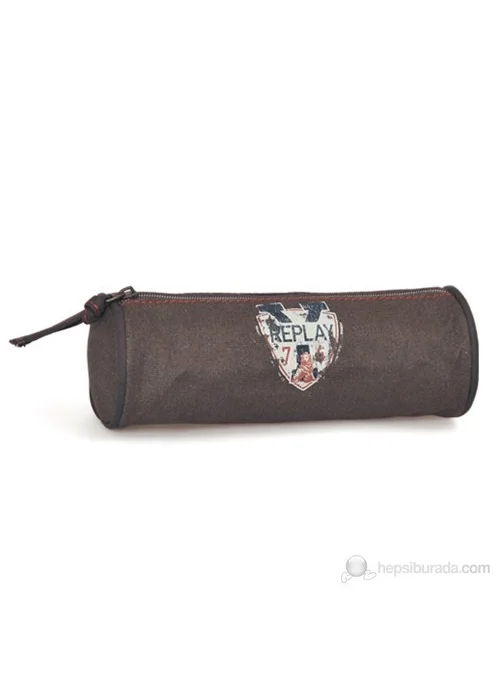 Replay Pencil Bag Brown 23x8x8 cm