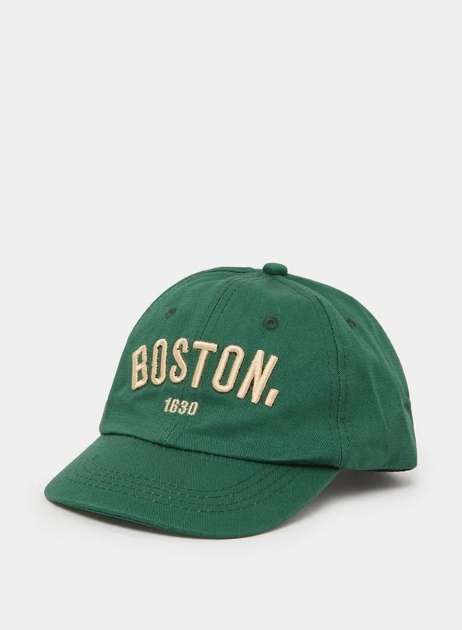 ستايلي Teen Boys Embroidered Cotton Baseball Cap
