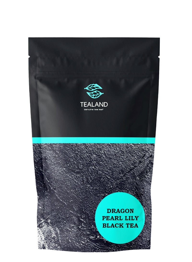 Tealand Black Tea Dragon Pearl Lily Strong Loose Leaf Breakfast Invigorating Aroma  - Image 3