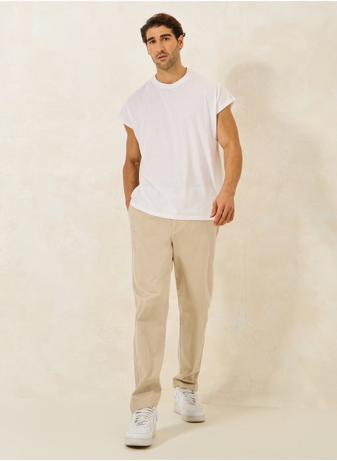 Styli Styli Cap Sleeve Cotton Rich Oversized T-Shirt  - Image 2