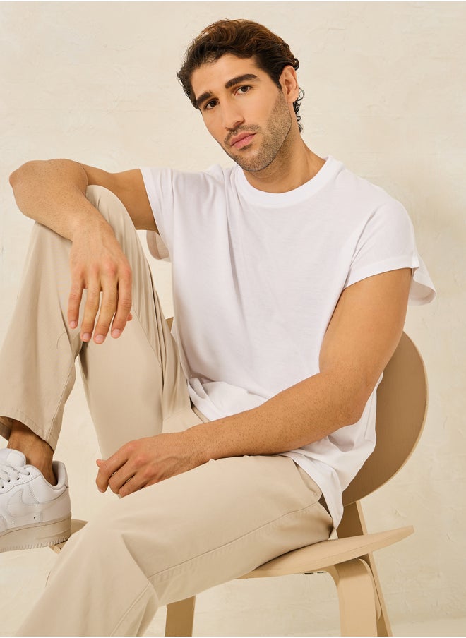 Styli Styli Cap Sleeve Cotton Rich Oversized T-Shirt  - Image 1