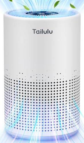 Tailulu Air Purifiers for Bedroom Home Pets 1200 Ft², Tailulu H13 True HEPA Air Filter Portable Air Purifier with 12dB Sleep Mode, Speed Control, Timer, Quiet Air Cleaner For Odor Dust Smoke Pollen AP050 - Image 1