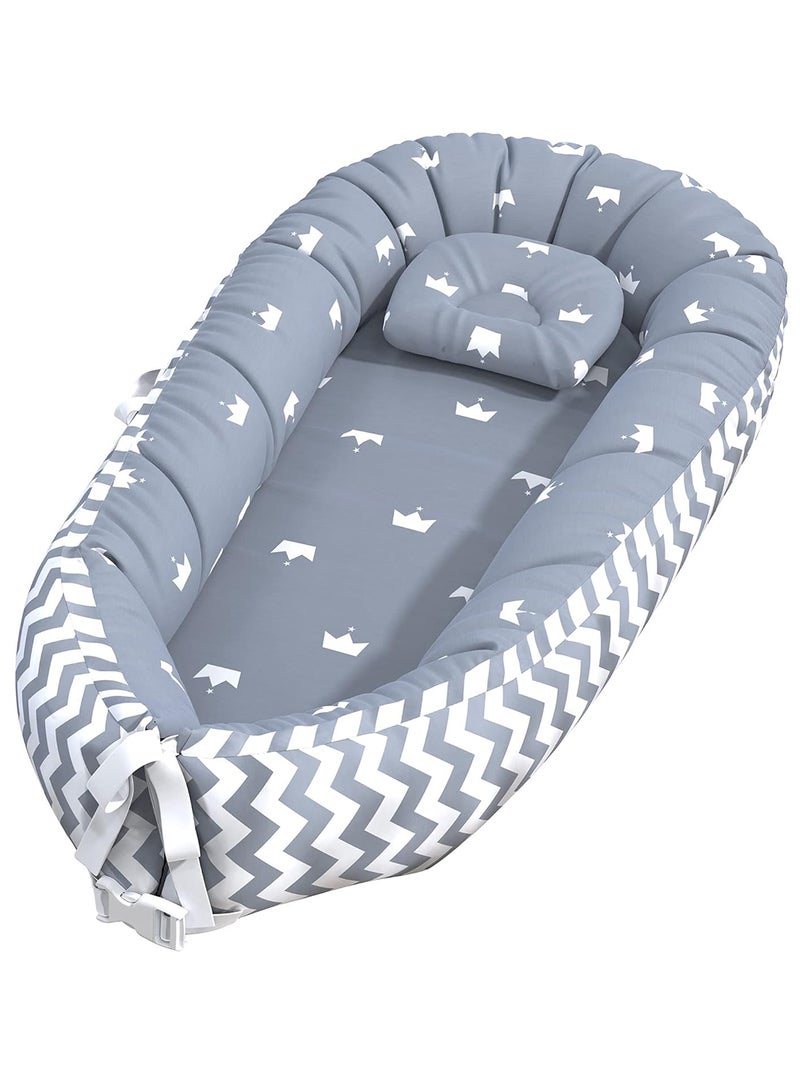 Cool Baby Soft, Lightweight Portable Design Printed Bassinet For Baby Up To 3 Months - Image 1