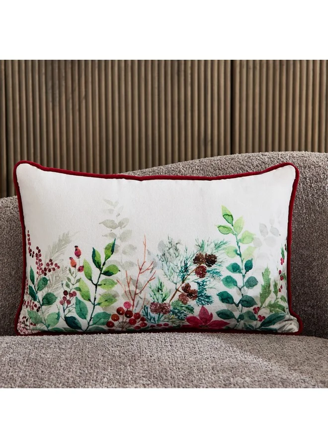 Home Box Xmas Berries Filled Cushion 50 x 30 cm