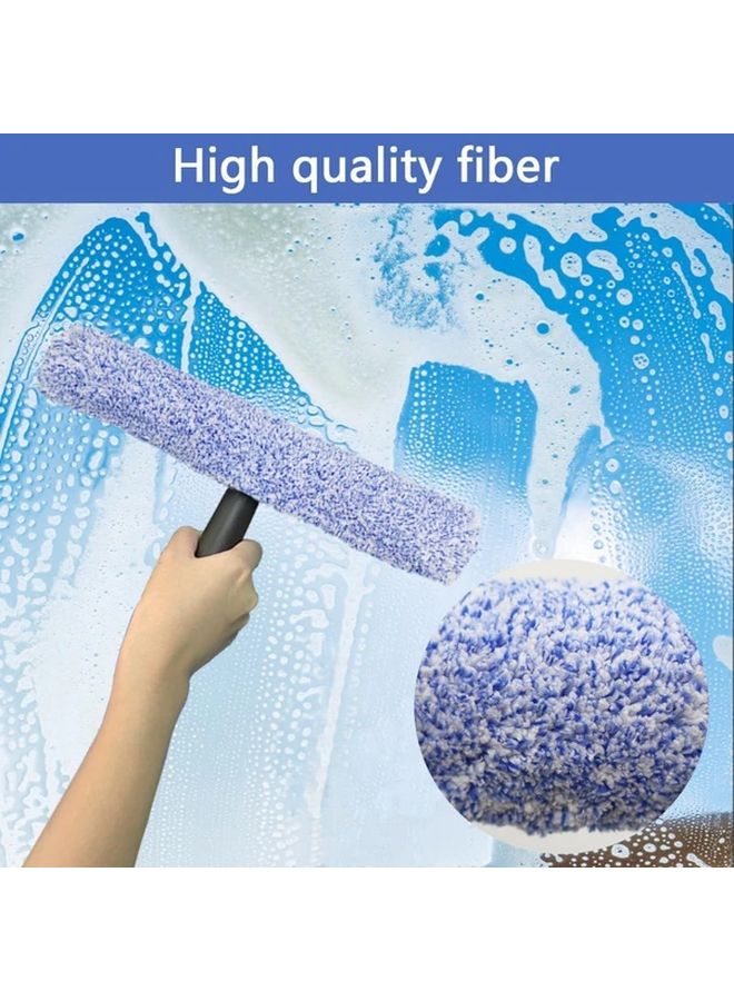 2pcs Professional Window Cleaning Kit Squeegee Scrubber For Glass Shower Car - Image 4