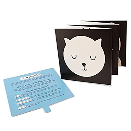Shumee Black And White Flash Cards For Newborns | (0-1 year) | High Contrast Baby Visual Stimulation Cards | Double Sided Sensory Flashcards | Supports Early Cognitive Development | Newborn Baby Gift - Image 1