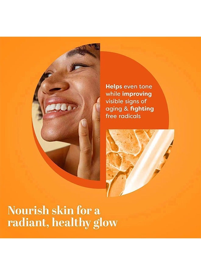 TruSkin Vitamin C Facial Serum Original Liquid,Delicate And Moisturizing,Vitamin C supplemental Nutrition,Skin Brightening Essence For Dark Spots,Dark Skin,Neck Lines And Skin Absorption - Image 4