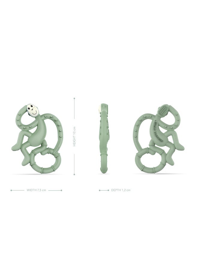 MATCHSTICK MONKEY Mini Monkey Teether Mint Green - Image 5