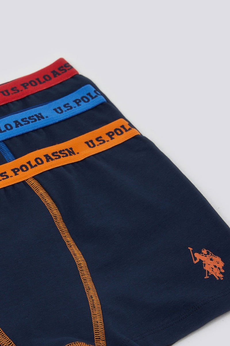 U.S. Polo Assn. U.S. Polo Assn Boys 3-Pack Boxer  - Image 3