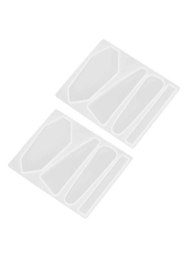 Garosa 2Pcs Silicone Resin Molds For Hair Clip Making Silicone Casting Tools For Resin Art Kids Girl Women Diy Barrette Pendant Keychain(Model C)  - Image 5