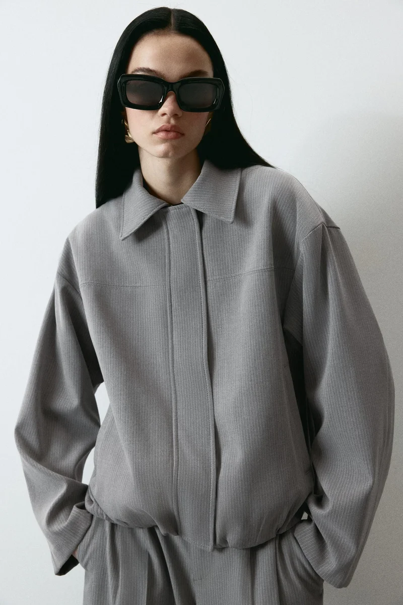 H&M Collared bomber jacket