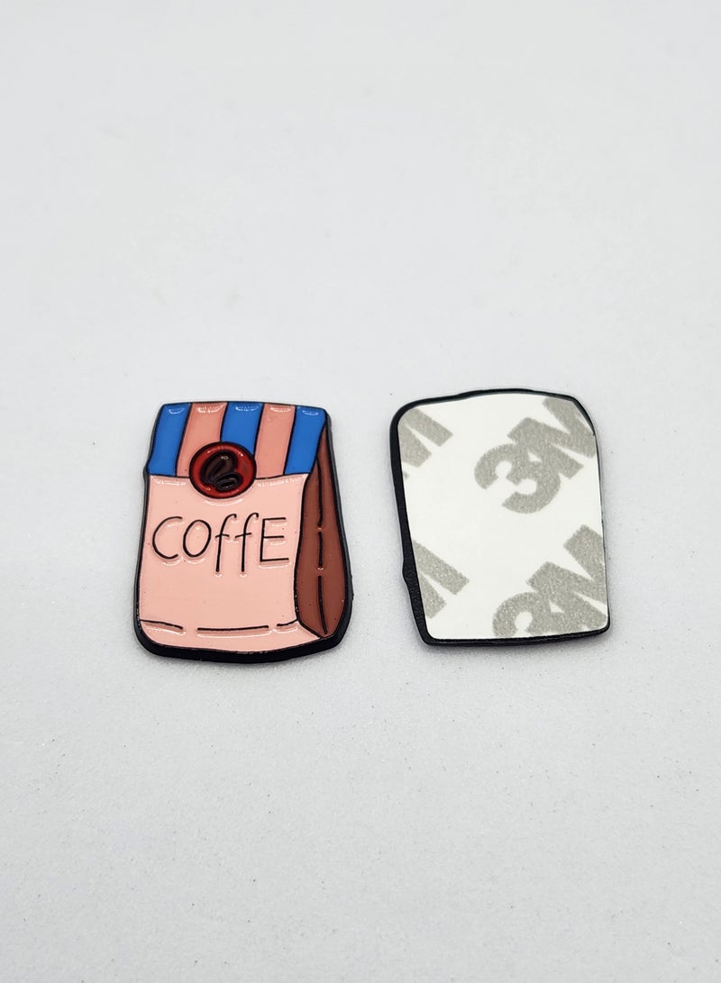Acnor Coffee Packet Sticker | Cute Coffee Design with 3M Adhesive | Laptop, Notebook, Mobile & Gift Decoration - Image 2