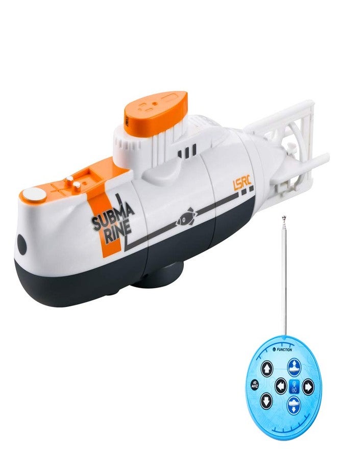GoolRC Mini RC Submarine for Kids, LSRC-SMI Remote Control Boat Waterproof Diving Toy for Boys and Girls (White) - Image 1
