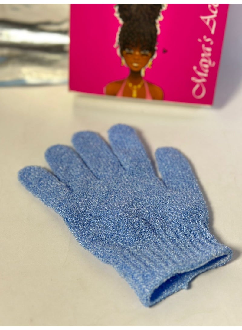 Exfoliating Gloves Remove Dead Skin and Get Rid of Goose Skin, Gentle on Skin, Alternative to Moroccan Loofah 1PC RANDOOM COLOR - Image 1