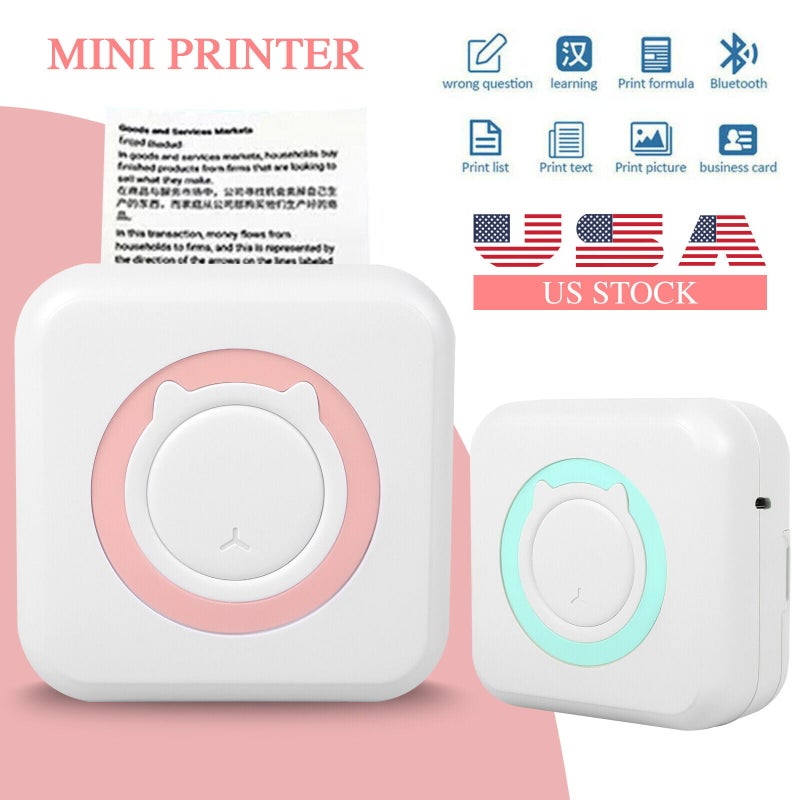 Mini Pocket Label Printer Wireless Thermal Paper Sticker Bluetooth Label Printing - Image 2