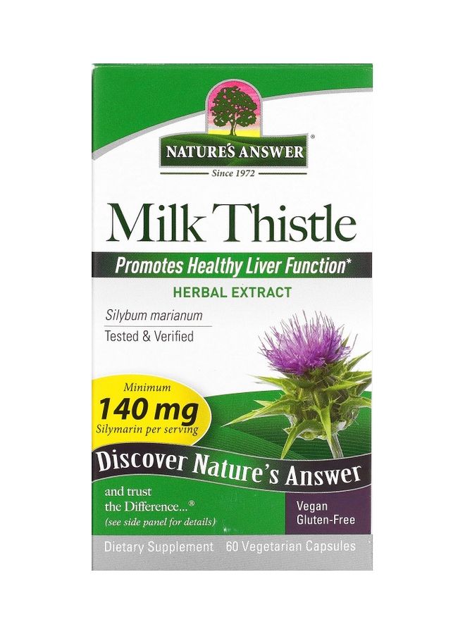 نايتشرز أنسر كبسولات ميلك سيسل - 60 كبسولة نباتية - Image 1