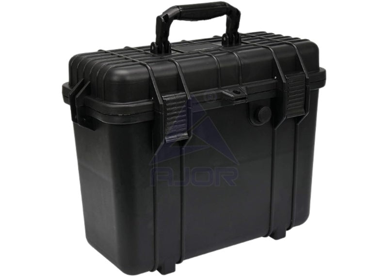 AJOR Plastic Hard Carry Case Black PPL907 With Foam - Image 1