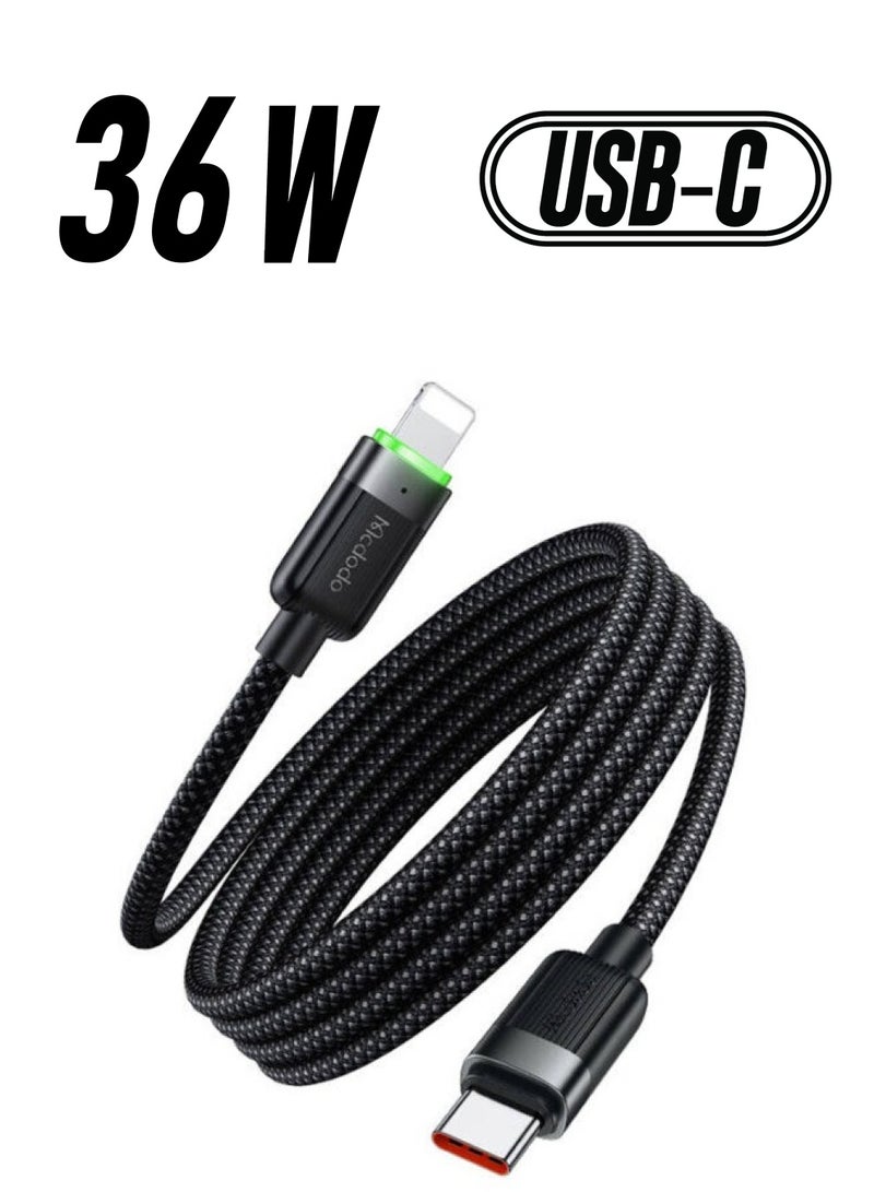 مكدودو كيبل لايتنينج تايب سي ماكدودو CA-2010 طول 1.2 متر 36 وات - Image 1