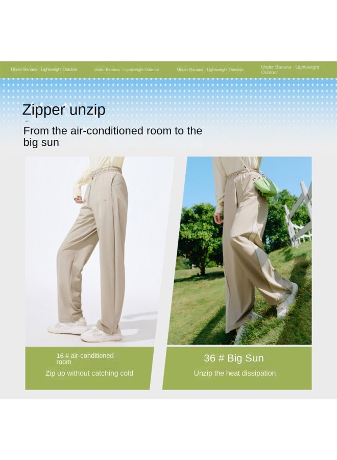 Two In-one Pants】super Breathable Loose Sun Protection Pants For Women, New Spring/summer Outdoor Commuter Style, Machine Washable And Wrinkle-resistant - Image 5