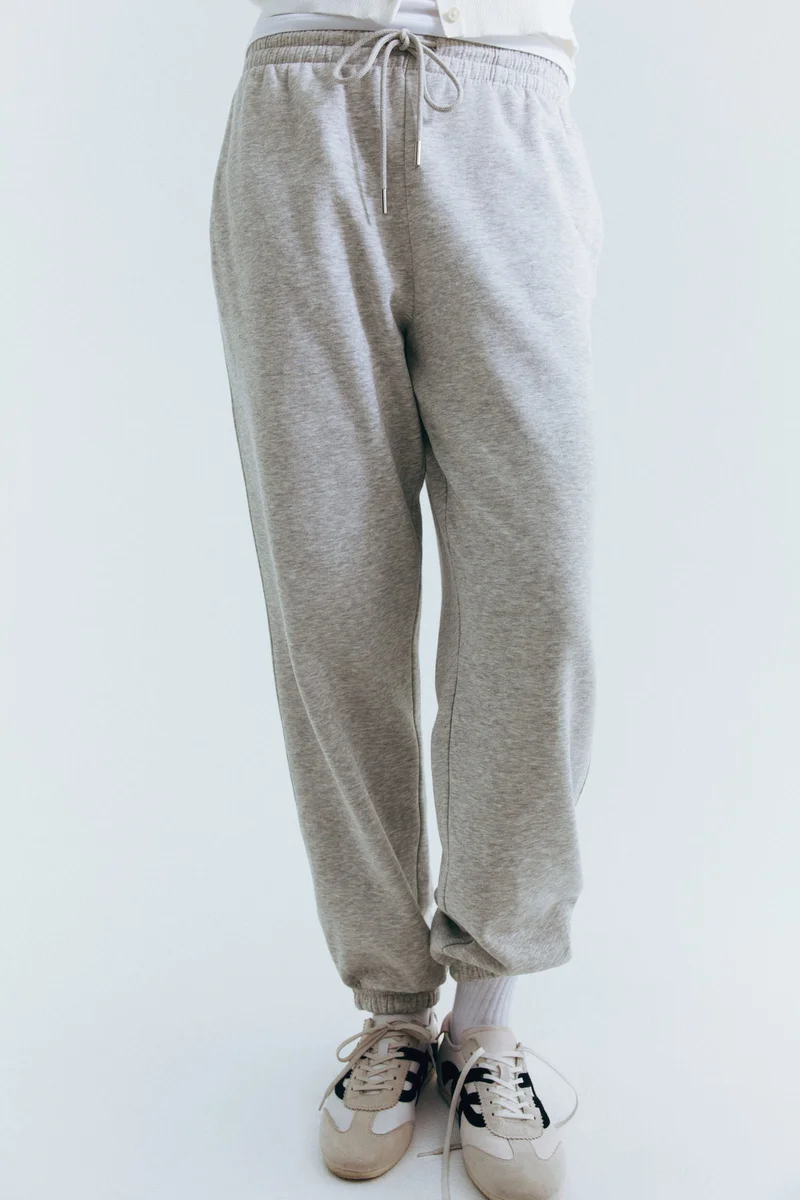 Cotton-blend sweatpants