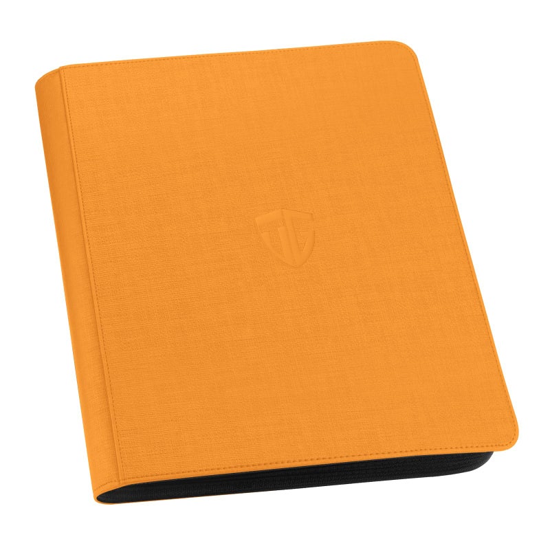 TCGUARD Toploader BinderHolds 216 Toploaders9 Pocket Top Loader Binder with Sleeves for 3x4 Rigid Toploaders Hard CasesTop loader Binders for TCG MTG Card Binder Trading Cards BinderOrange - Image 2