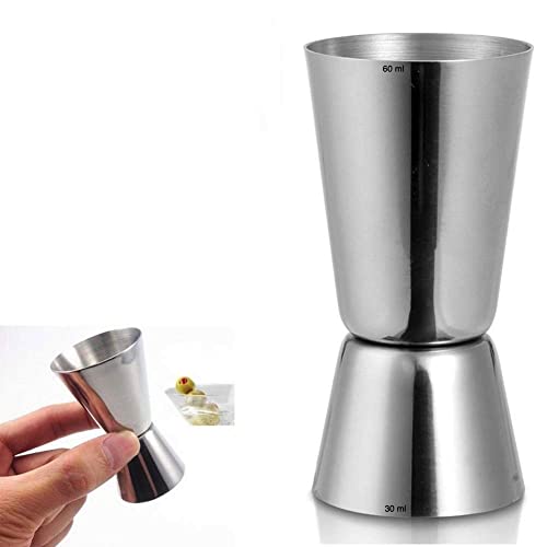 NJ OVERSEAS NJ Peg Maker, Jigger, Glass, Double Side Jigger: 1 Pc. - Image 1