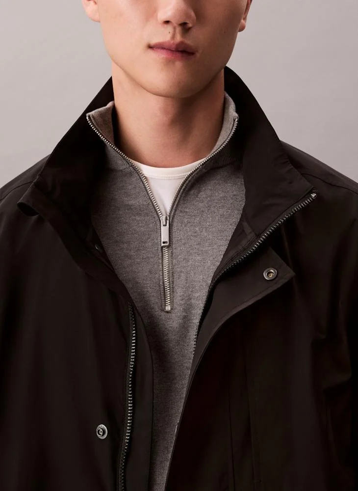 Calvin Klein Jeans  Long Sleeve Lightweight Relaxed Short Parka for Men | Best Price UAE