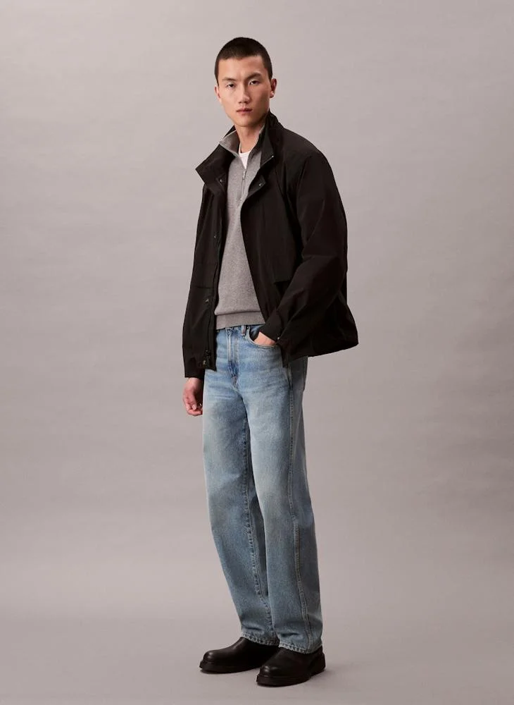 Calvin Klein Jeans  Long Sleeve Lightweight Relaxed Short Parka for Men | Best Price UAE