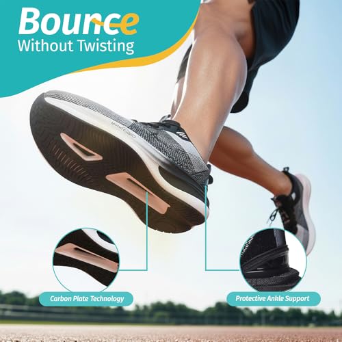 YOHO Catapult CarbonBurst™ SP Sports Shoes with Laces for Men|Running,Jogging,Athletic & Gym|Cushioned Insoles,Breathable Upper & Phylon Sole for Shock Absorption Sneakers Man | Espresso Shot -UK 7 - Image 2