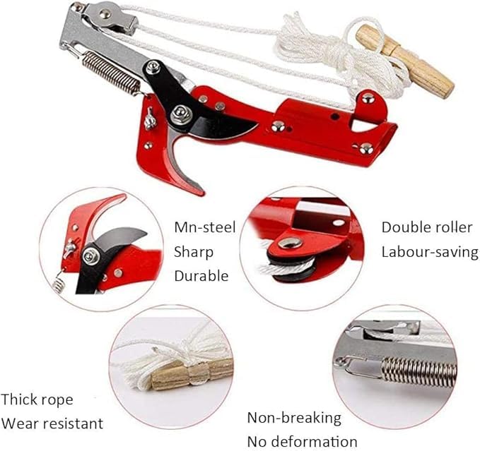 Veltrix Pruning Gardening Saw | Sharp Blade Hand Saw for Tree, Branch & Wood Cutting | Lightweight, Durable Tool for Camping & Outdoor Use (2in1 Saw with Shear) - Image 5