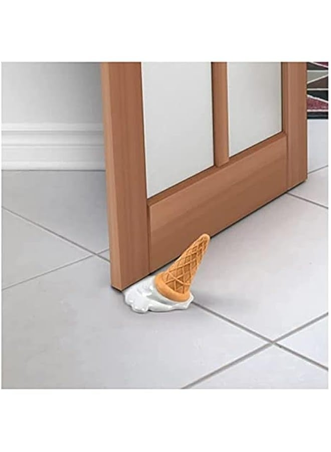 Ice Cream Shaped Door Stopper Wedge for Kids Safety and Home Decor Rubber Door Wedge for Floor Use  - Image 4